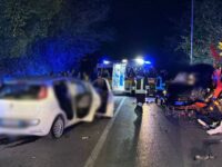 Tre auto si scontrano a Fermo, feriti