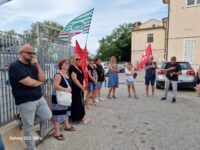 RSA Ripatransone, protesta sindacale insieme al sindaco Lucciarini