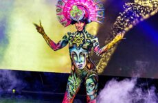 Yuri Falzetti campione mondiale di bodypainting